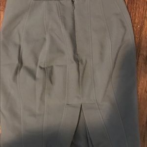 Express gray size 2 pencil skirt